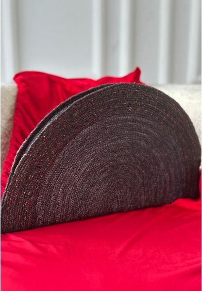 Siyah Clutch Çanta (Hasır)