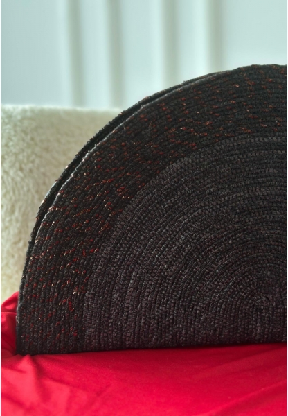Siyah Clutch Çanta (Hasır)